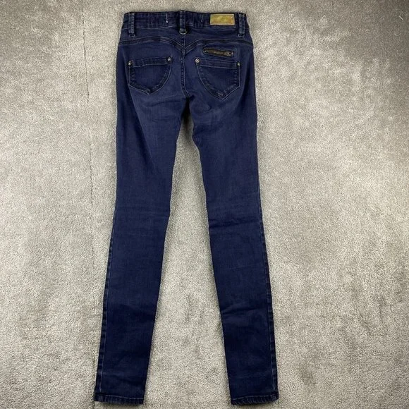 Freeman T. Porter Jeans Women's XS Cigarette Skinny Dark Wash European Denim - Picture 6 of 13